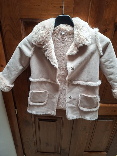 Cappotto bambina beige corto