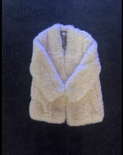 Cappotto mng bianco pelliccia - bianco,