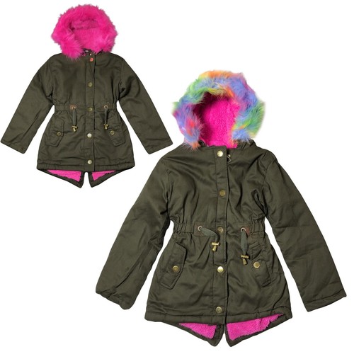 Ragazze pelliccia finta - ragazze, parka