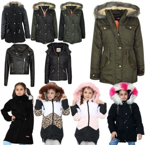 Bambini con cappuccio parka - bambini,